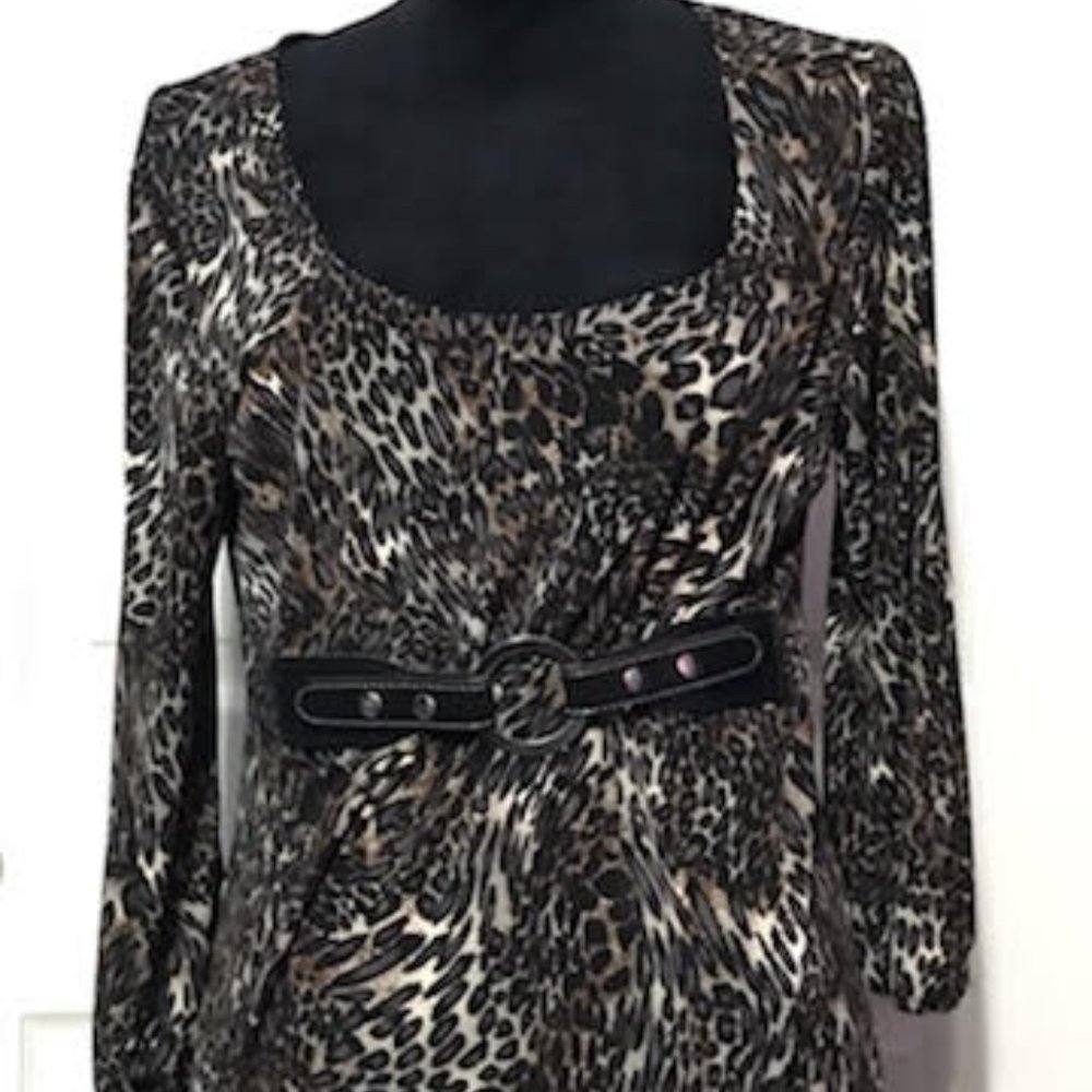 ANIMAL PRINT DRESS. - Picture 4 of 5